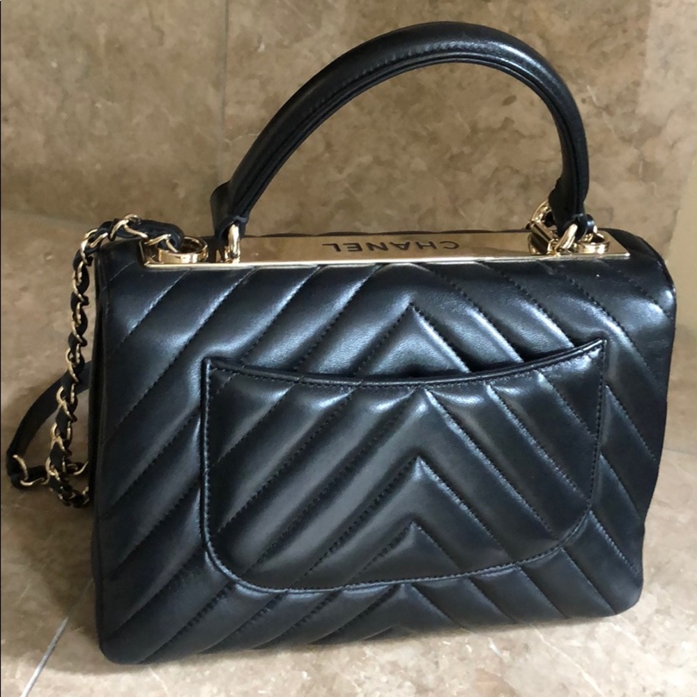 Authentic Chanel trendy CC Small chevron π« trade - Picture 3 of 9